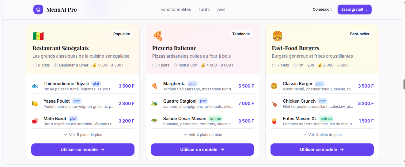 MenuAI Pro gallery image