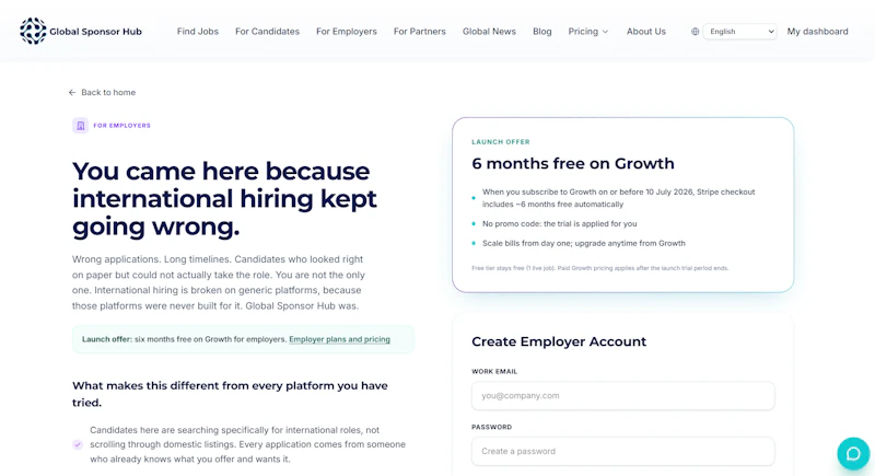 Global Sponsor Hub screenshot 2