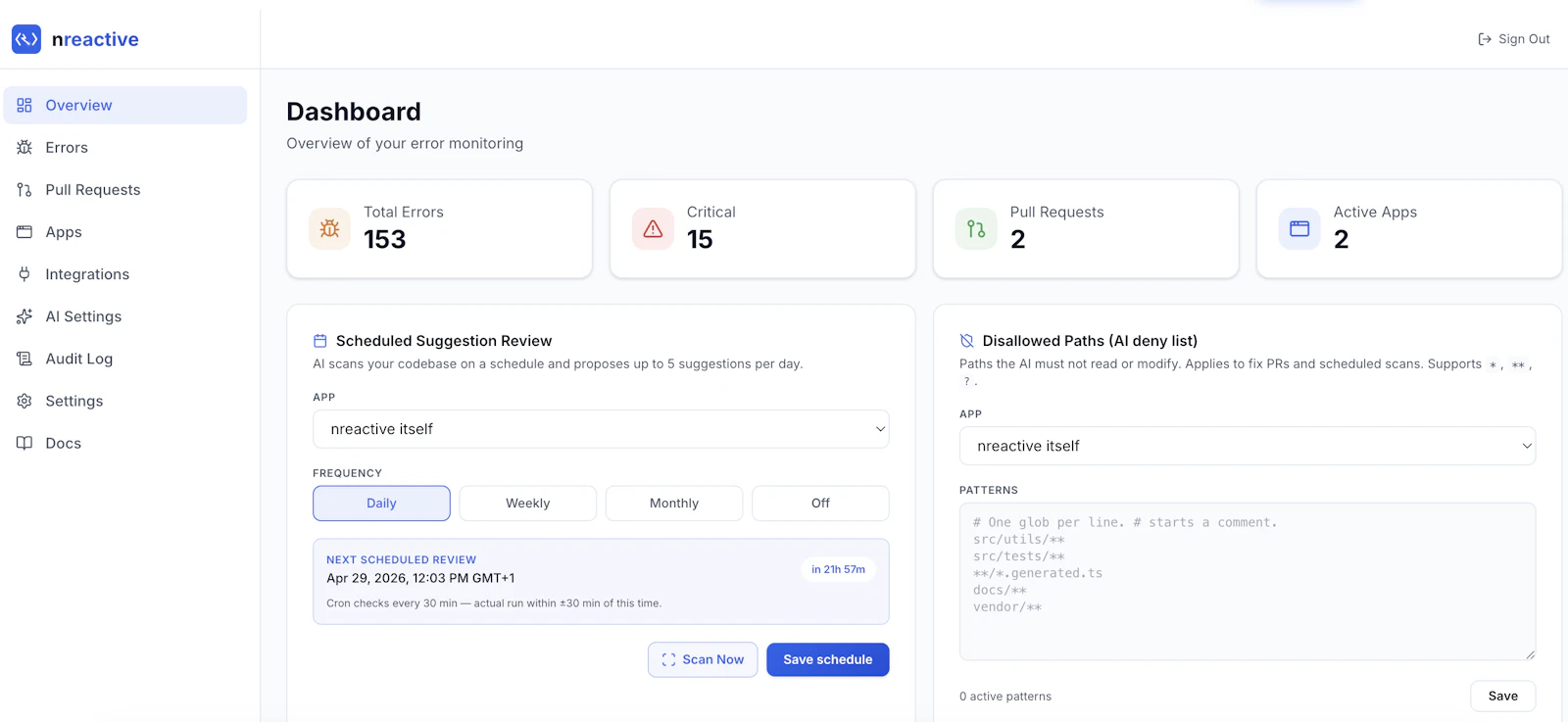 nreactive screenshot 4