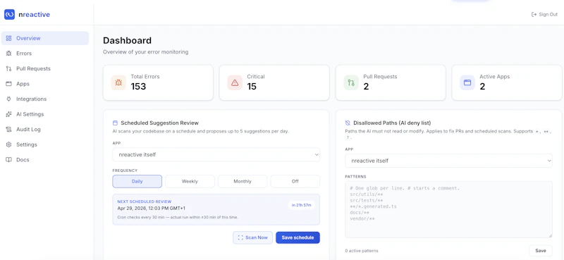 nreactive screenshot 4