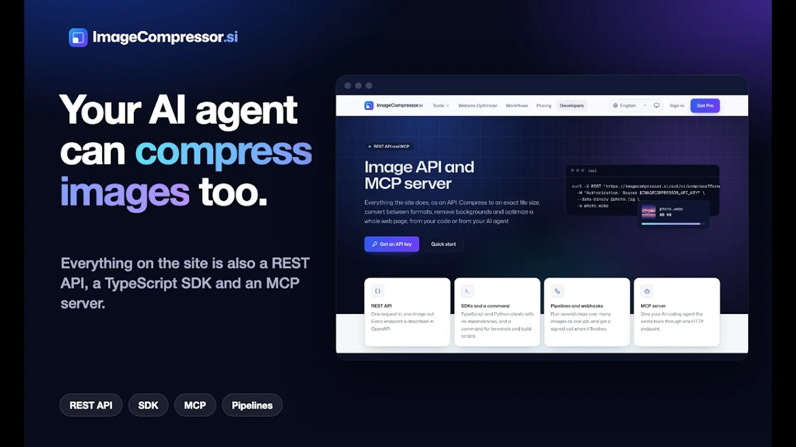 ImageCompressor screenshot 1 (video preview)