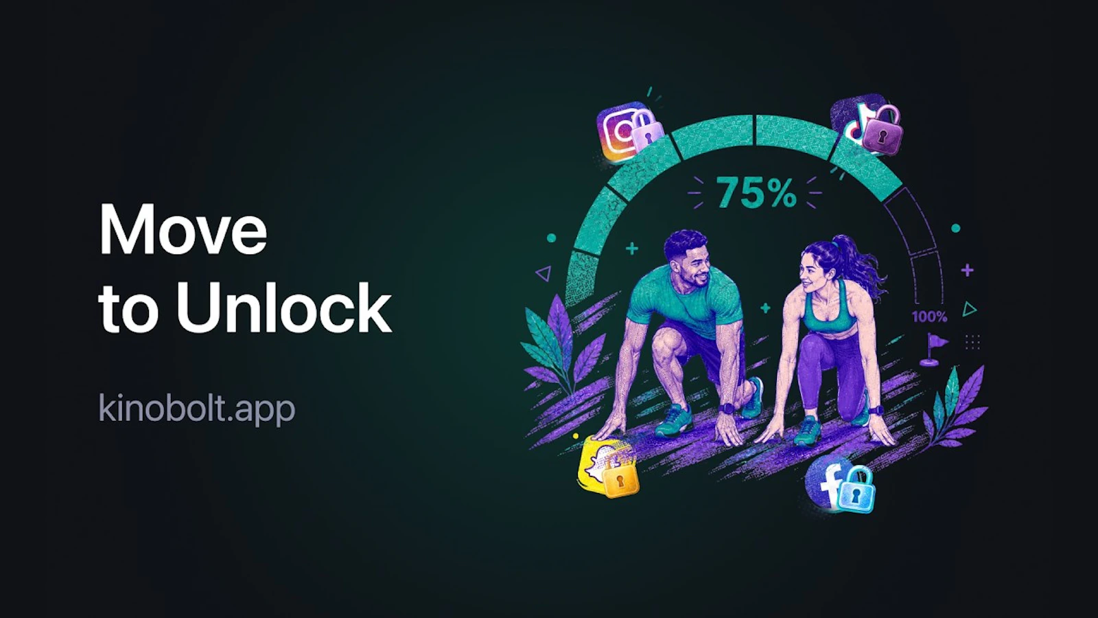 Kinobolt · Move to Unlock Your Apps screenshot 1 (video preview)