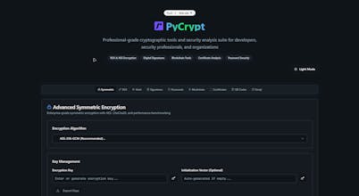 PyCrypt by Pyzit - Cryptographic Tools gallery image