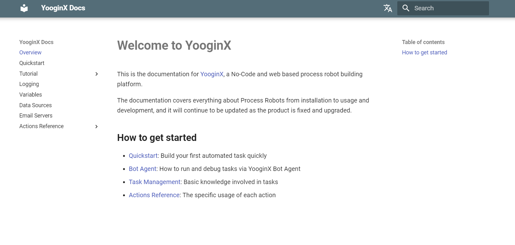 وسائط مستندات Yooginx 1