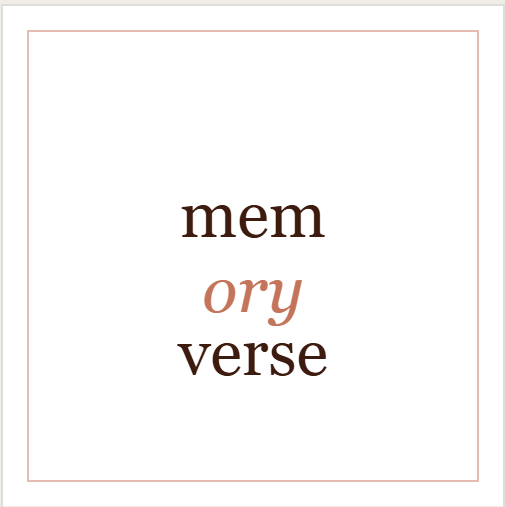 MemoryVerse