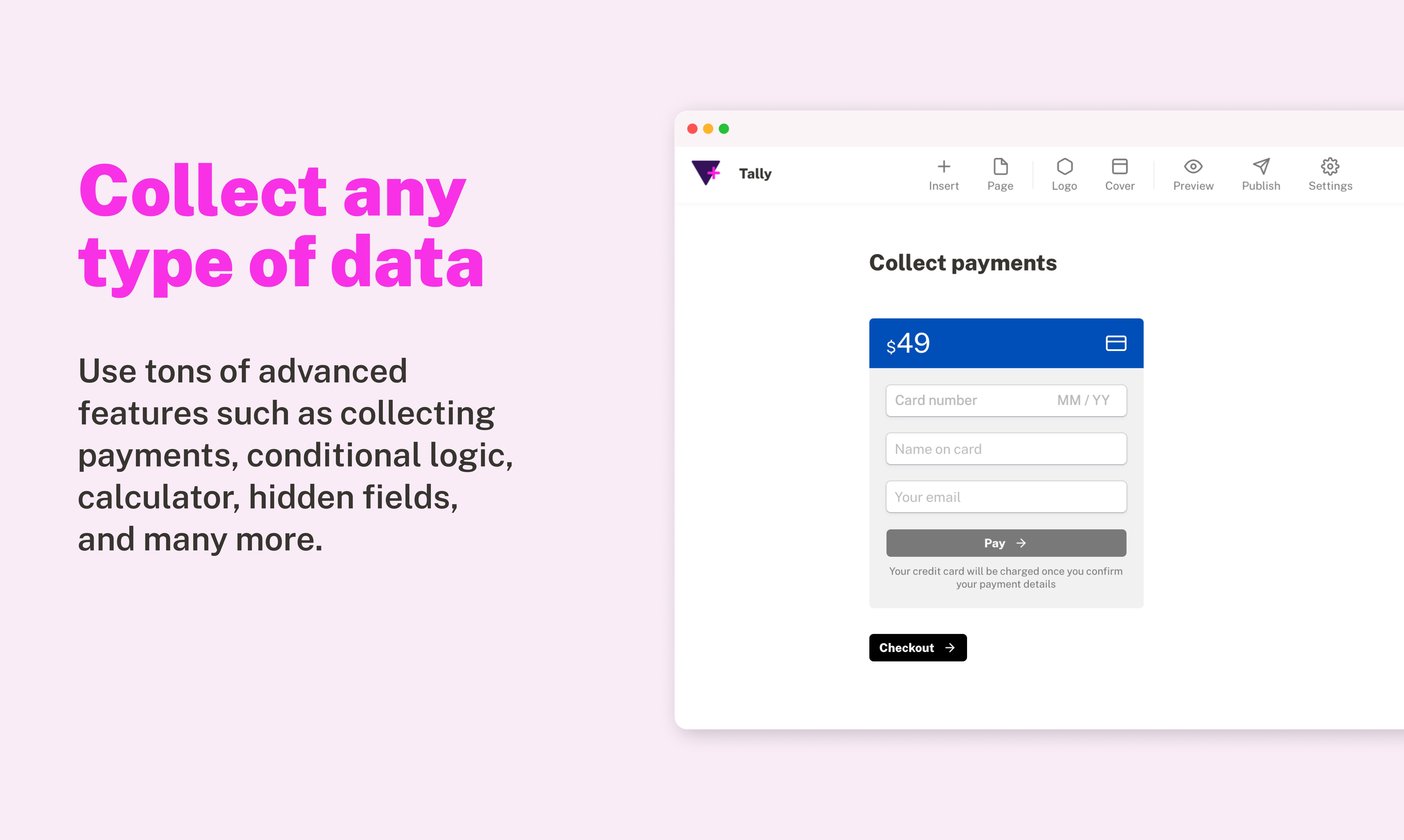 Tally - The simplest way to create forms for free | Product Hunt