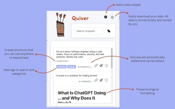 Quiver - Snippet Manager & Text Expander gallery image
