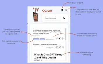 Quiver - Snippet Manager & Text Expander gallery image