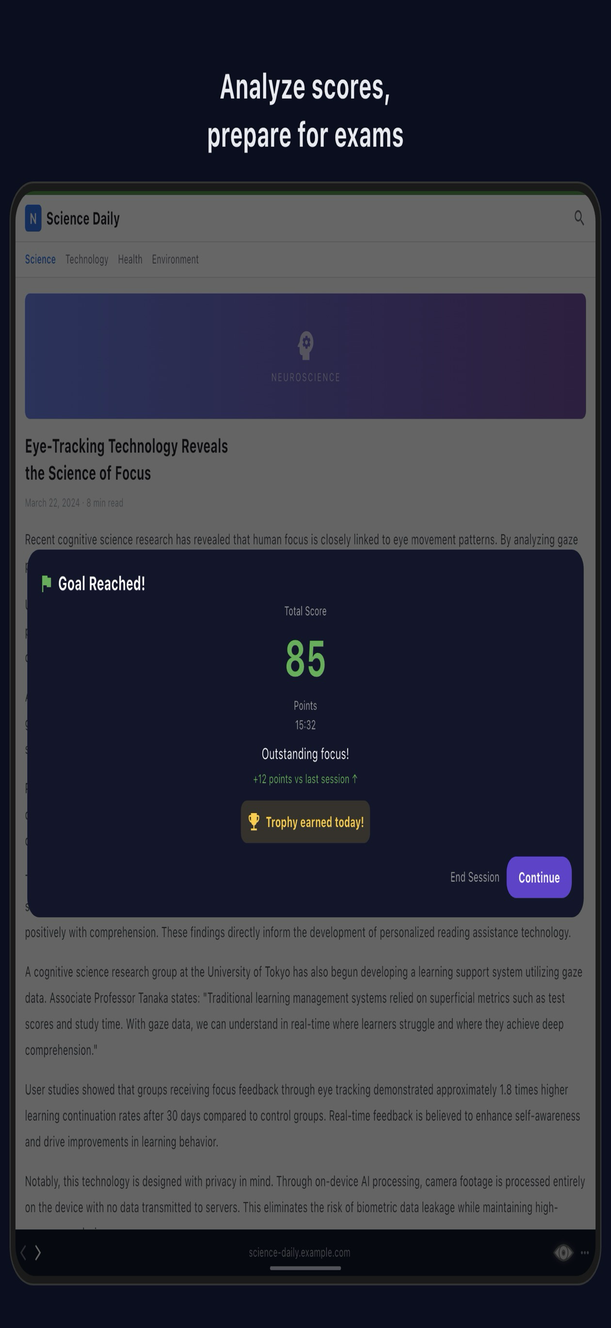 Gaze Browser-Focus Flow Reader gallery image