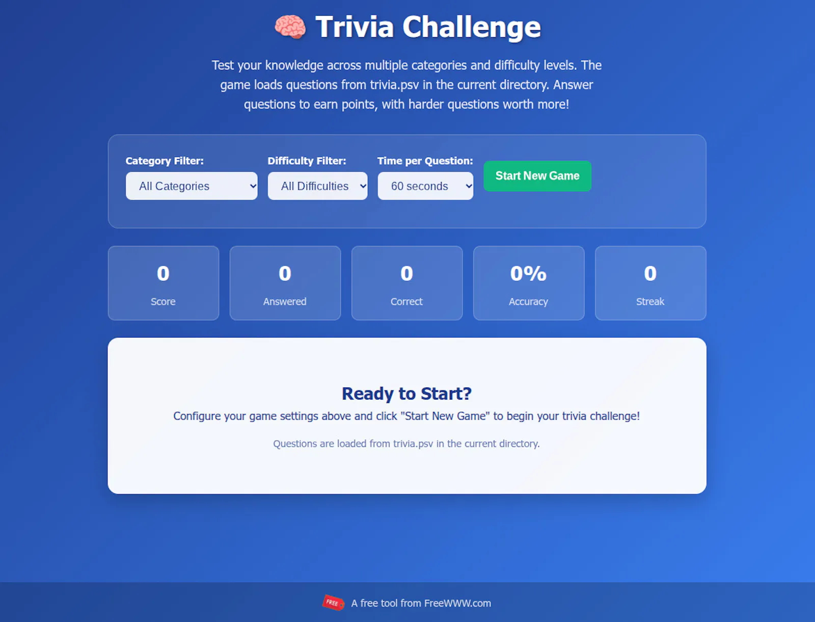 Trivia Challenge screenshot 1