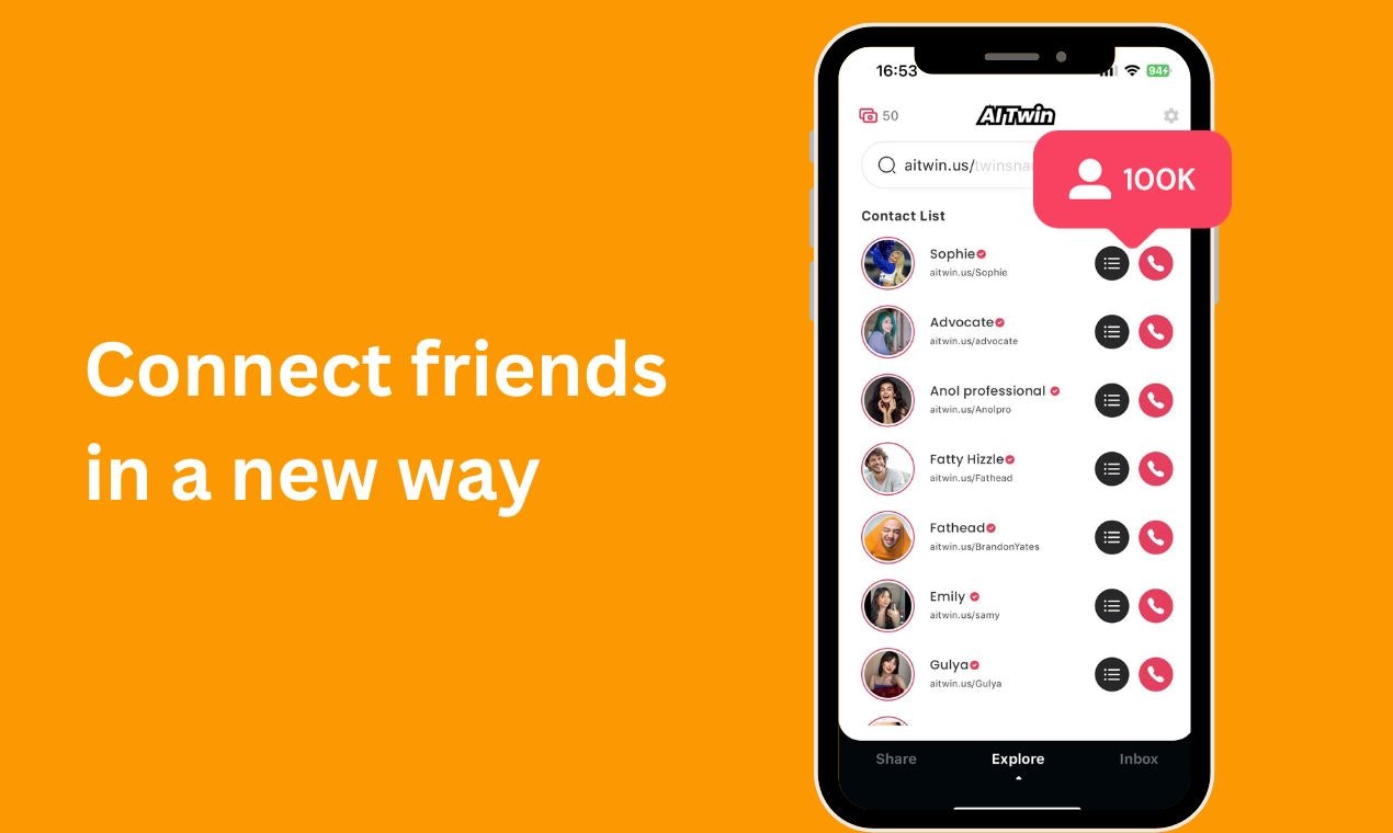 AI Twin: Anonymous Voice Chat App gallery image