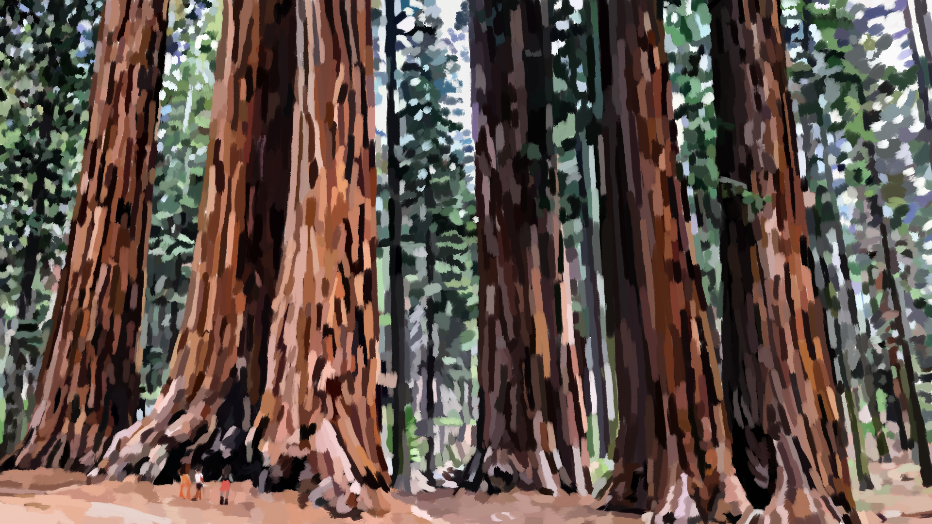 Hand Painted Zoom Backgrounds for Biden gallery image