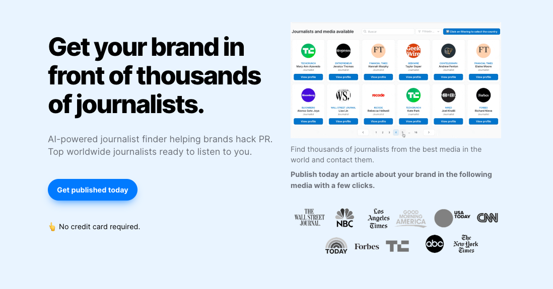 Kazum - Your AI PR assistant - Get your brand in front of thousands of journalists media 1