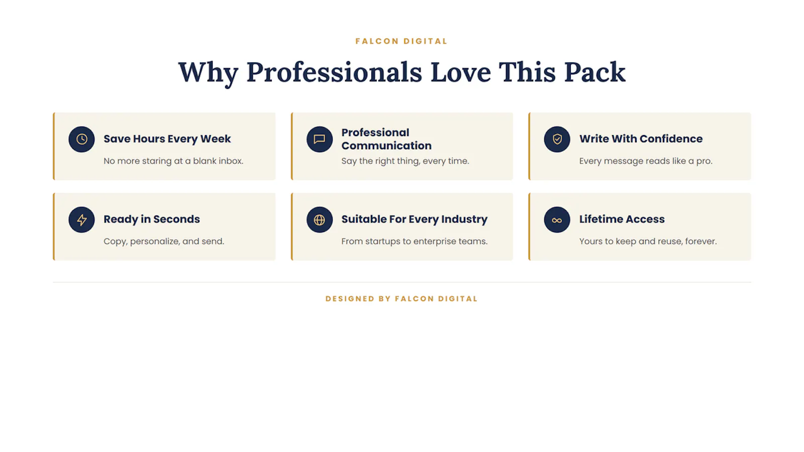  Professional Email Templates screenshot 1