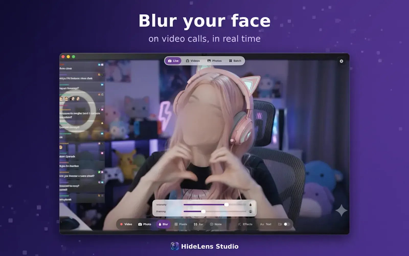 HideLens studio screenshot 1