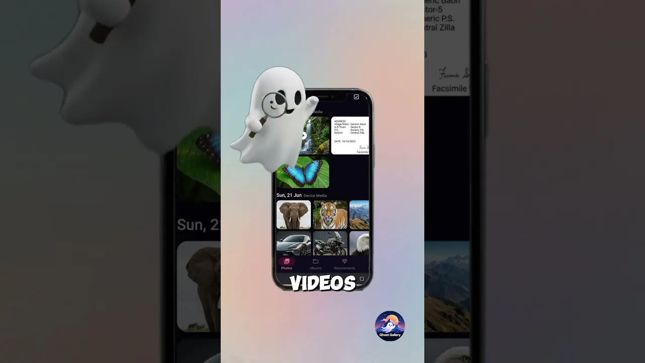 Ghost Gallery: An On-device AI Gallery gallery image