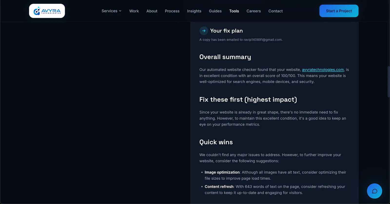 Avyra Website Checker screenshot 5