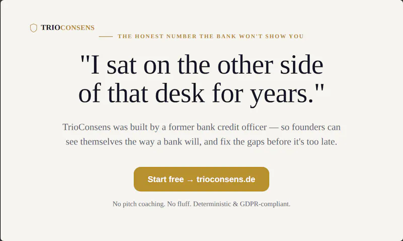 Bankreife für Gründer — TrioConsens screenshot 4