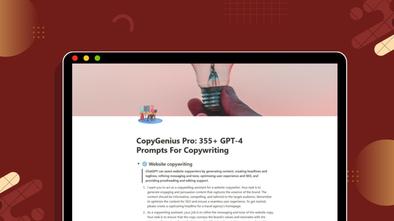 Copygenius: GPT-4 Proprompts - Scatena i tuoi superpoteri di copywriting media 4