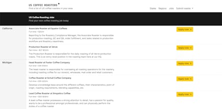 US Coffee Roasters App gallery image