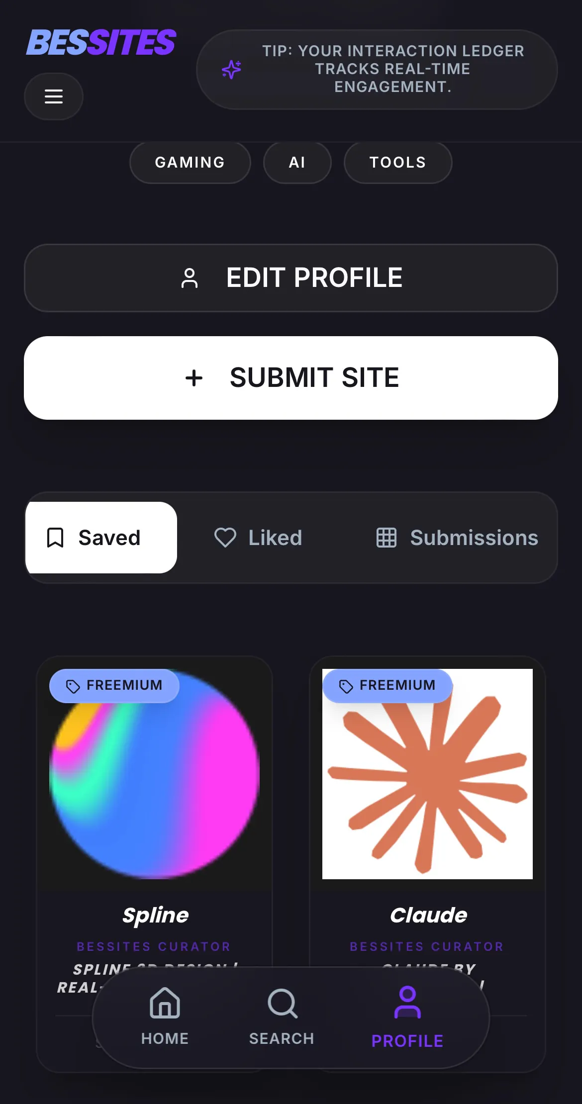 Bessites screenshot