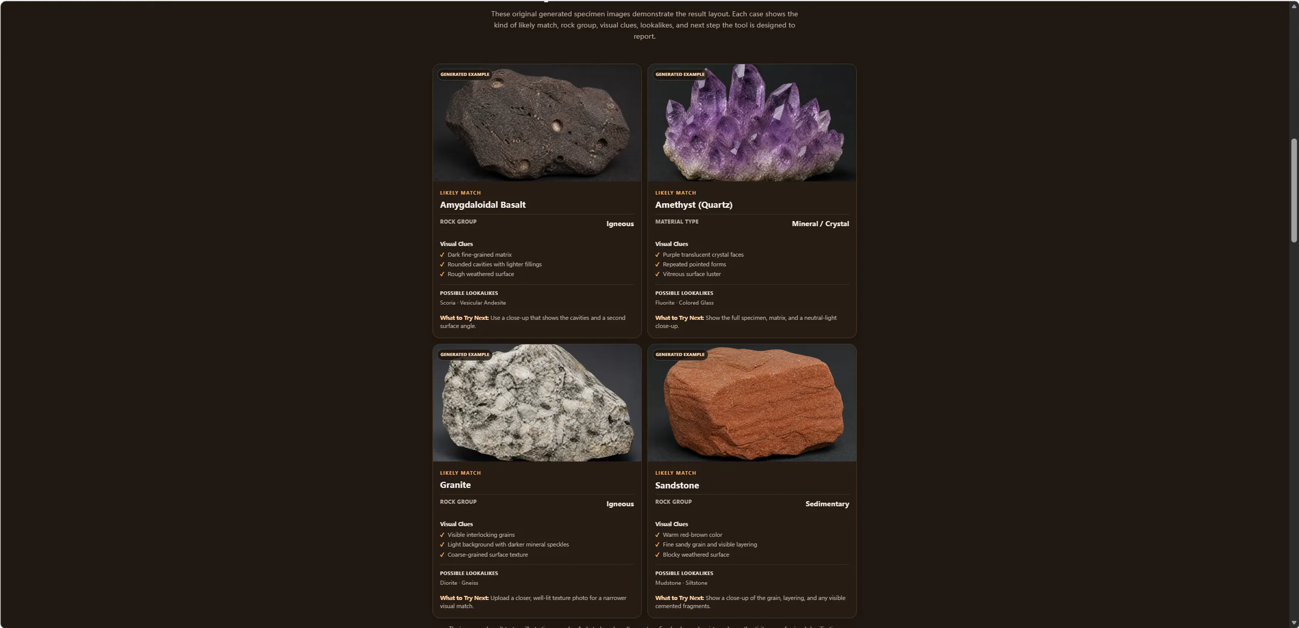 Rock Identifier gallery image