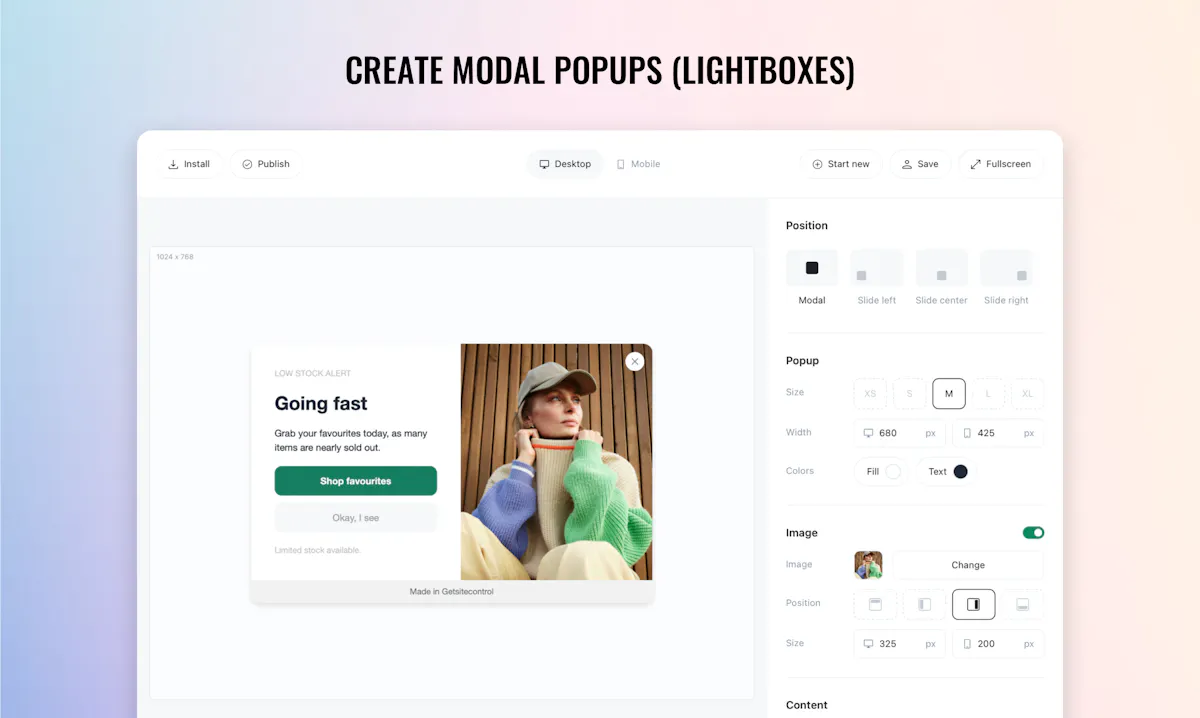Free Popup Builder