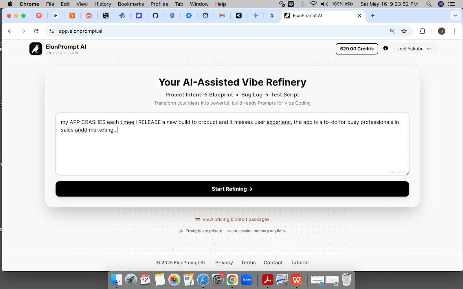 ElonPrompt AI: Your Vibe Coding Refinery screenshot 5