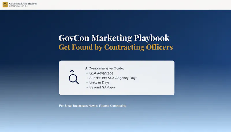 GovCon Marketing Playbook  screenshot 2