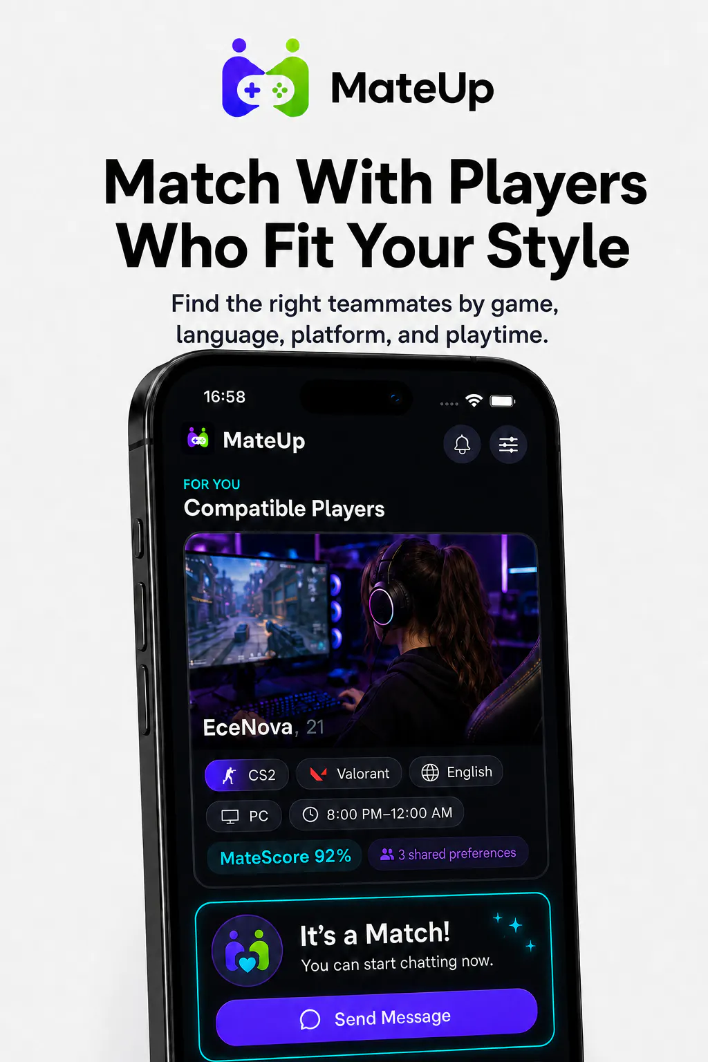 MateUp - Find Your Teammate gallery image