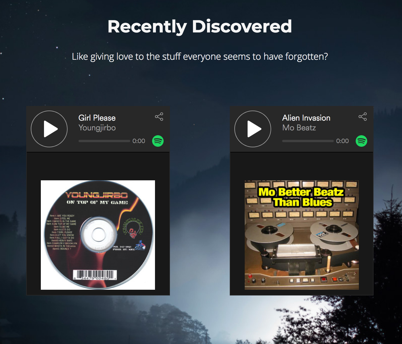 Forgotify gallery image