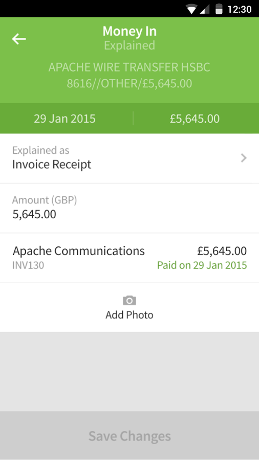 FreeAgent Mobile for Android gallery image