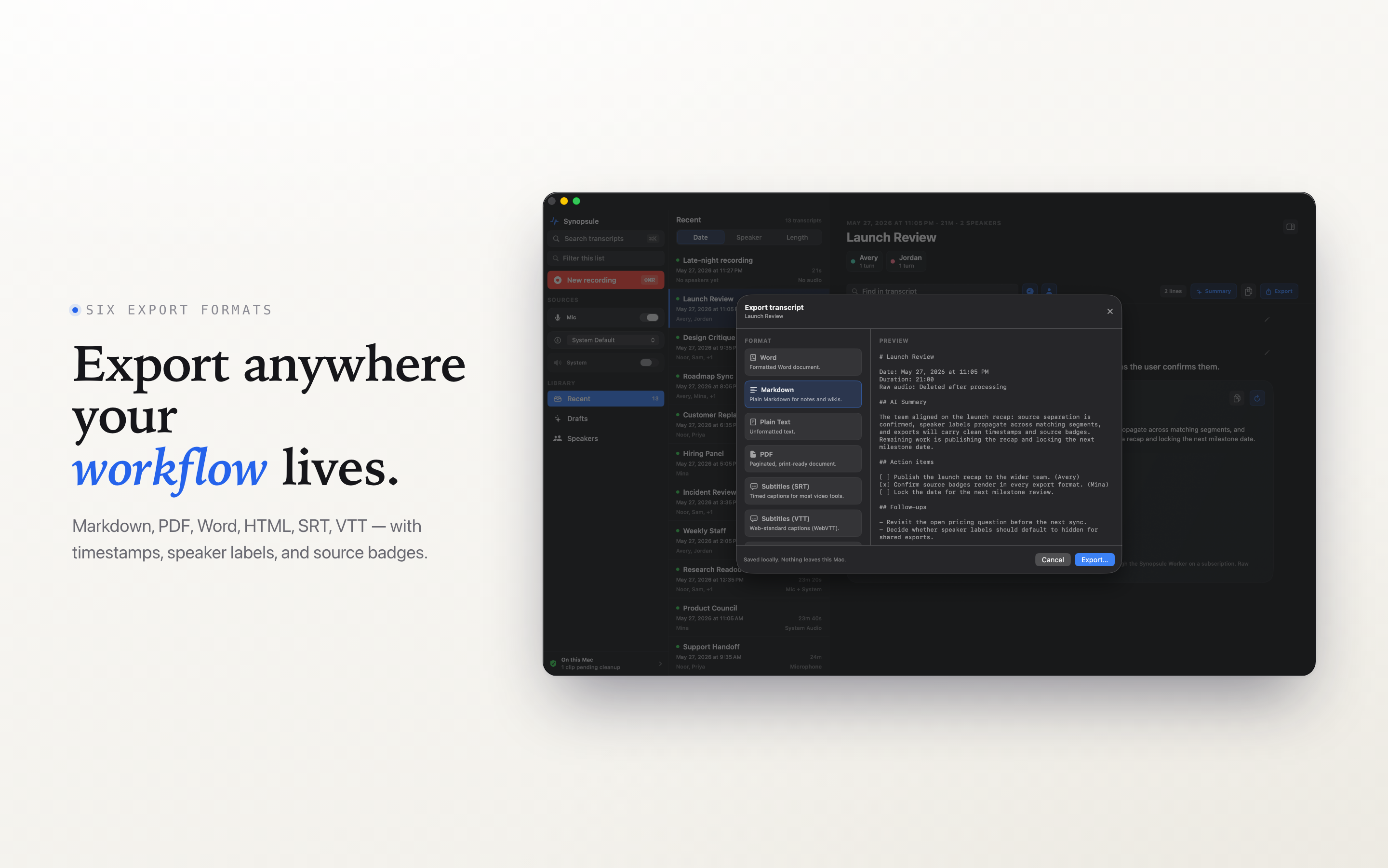 Synopsule gallery image