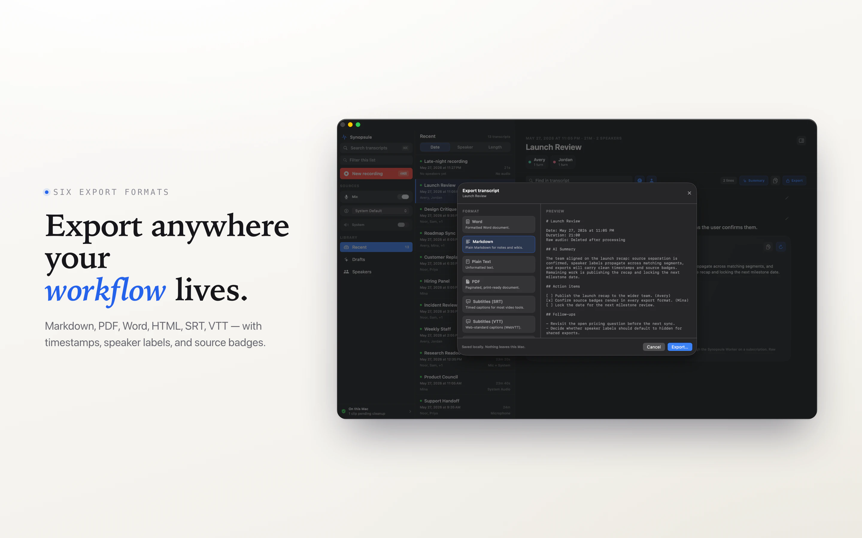 Synopsule screenshot 2