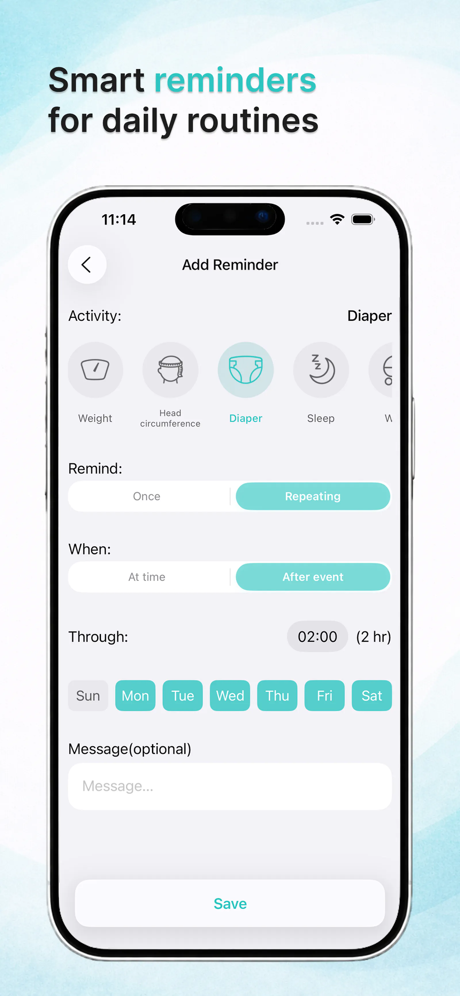 Malyatko — Baby tracker screenshot 7