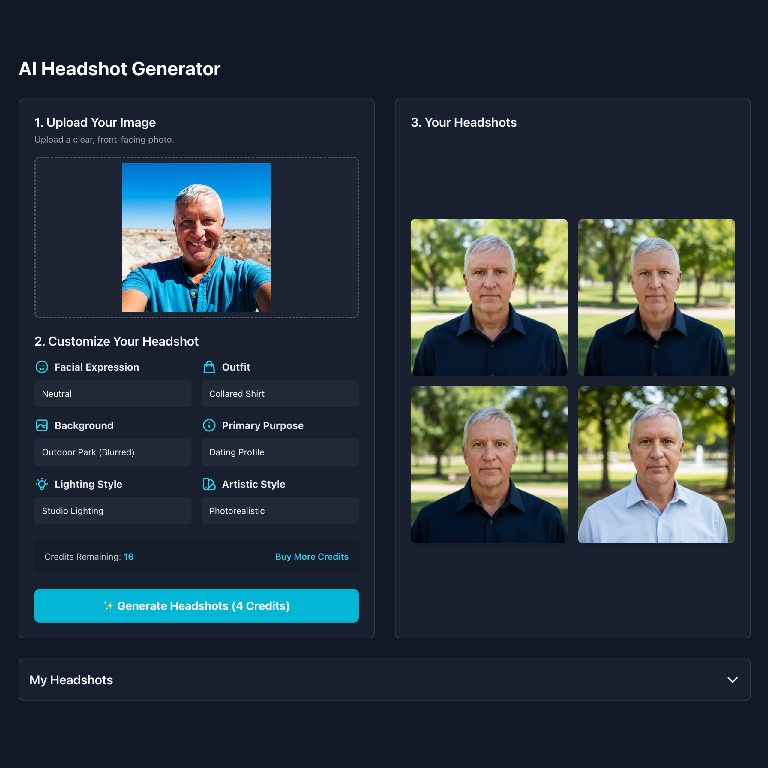 Free AI Headshot Generator gallery image