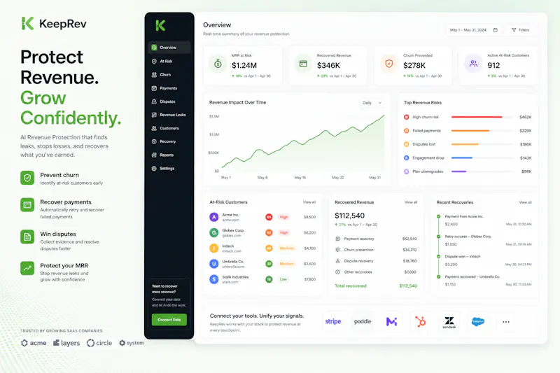 KeepRev - AI Revenue Protection screenshot 4