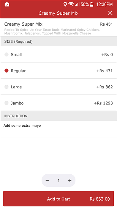 Food Delivery. Restaurant IOS gallery image