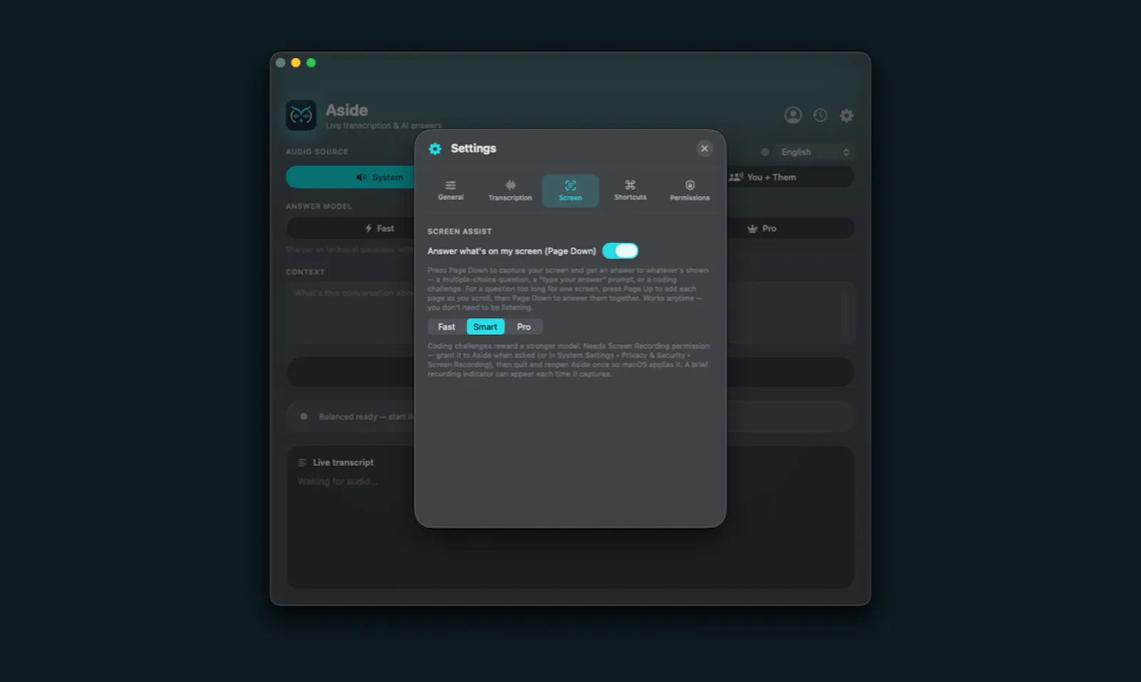 Aside screenshot 6