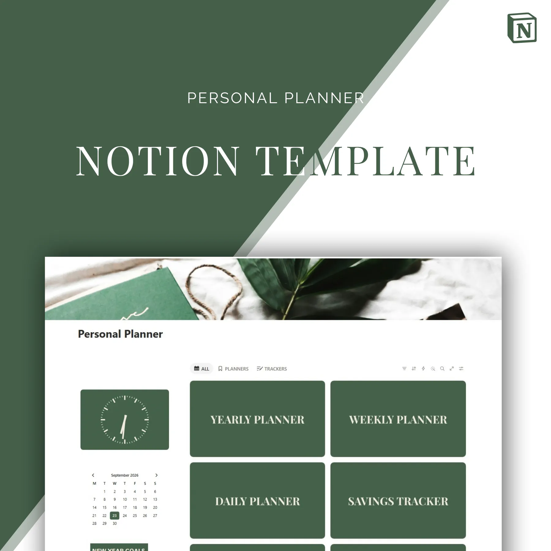Personal Planner — Notion Template gallery image