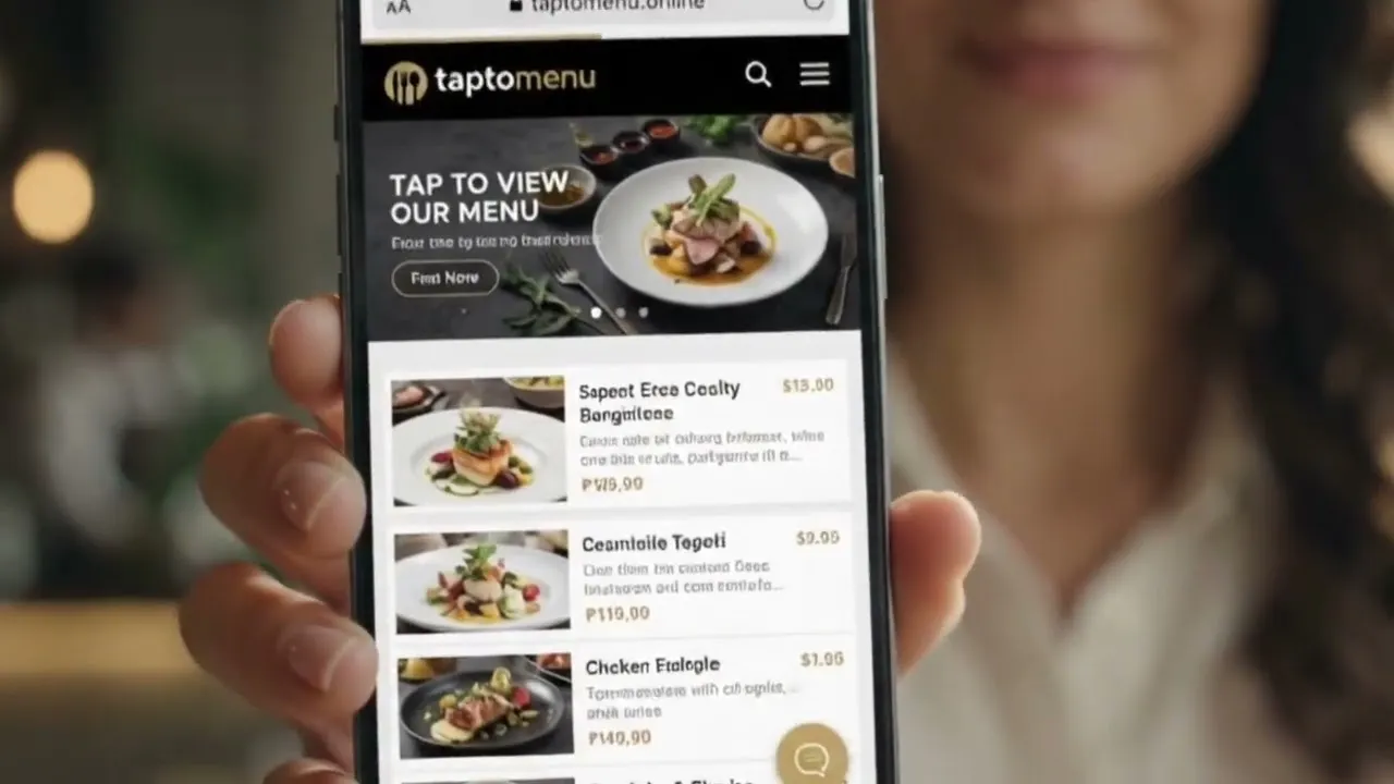 TapToMenu NFC Menu Card gallery image