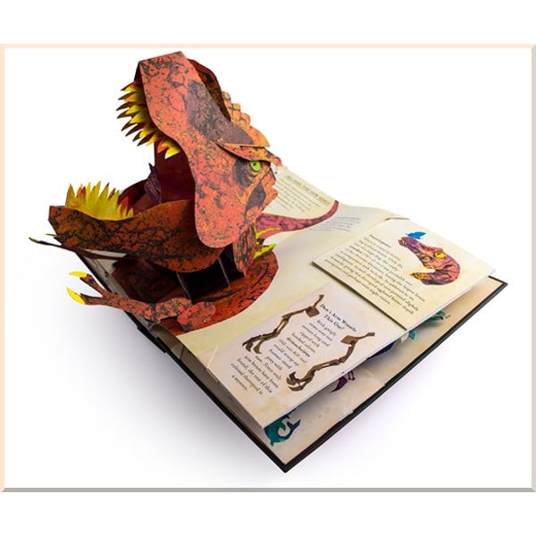 Média Encyclopédie préhistorica Dinosaures - livres pop-up 2