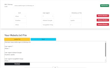 Robots.txt generator gallery image