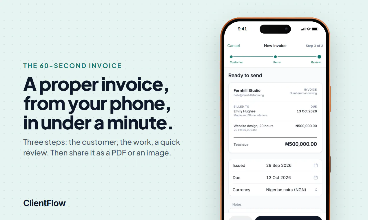 ClientFlow Invoice gallery image