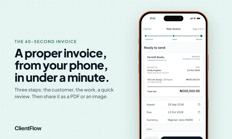 ClientFlow Invoice screenshot 4