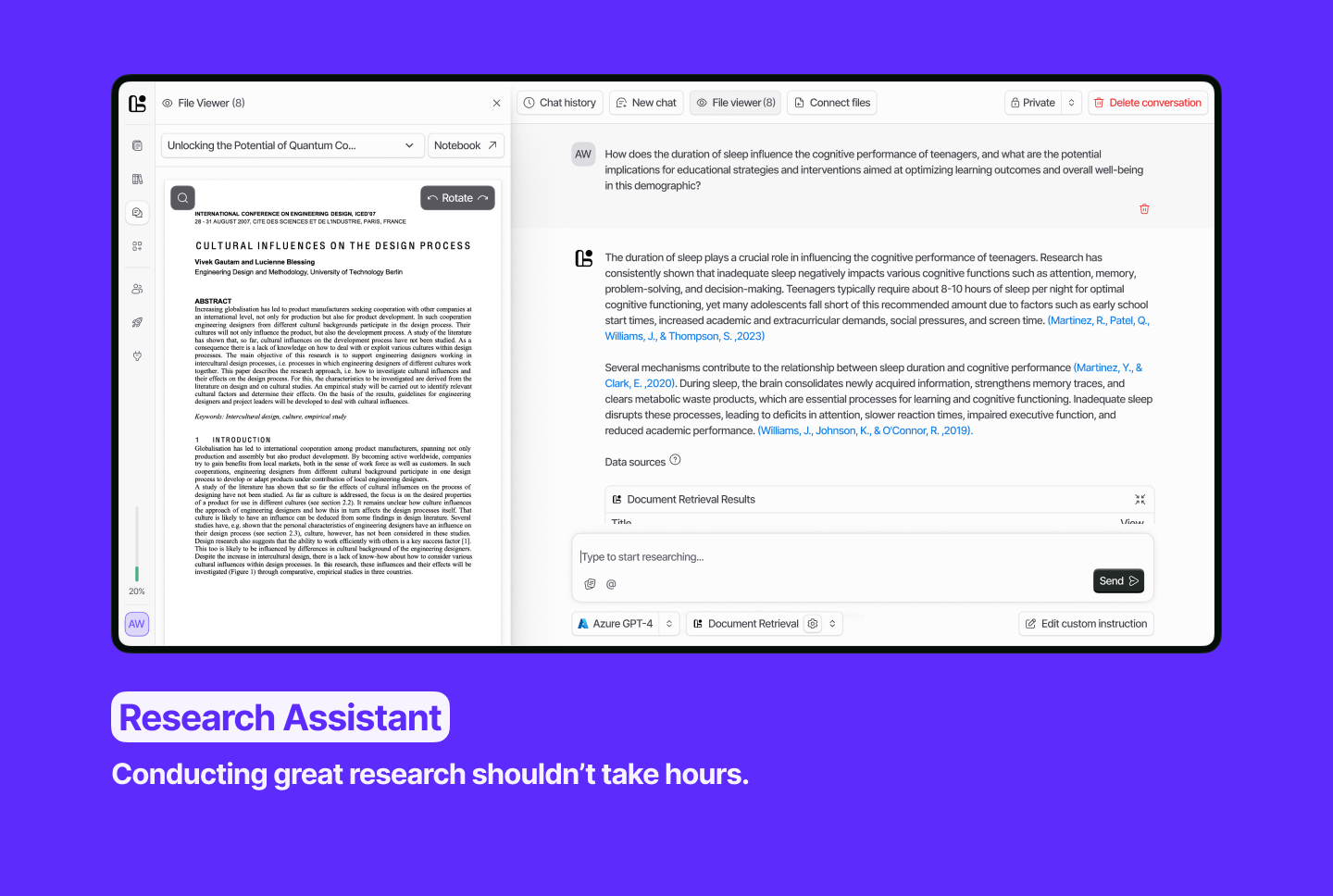 Logically.app - AI -werkruimte voor onderzoek en schrijven media 3