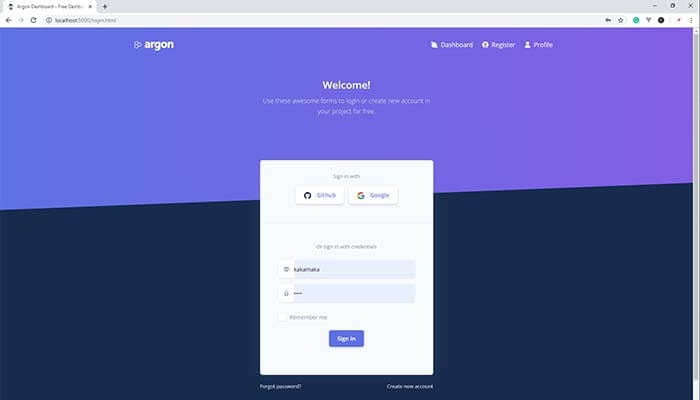 Admin Dashboards gallery image