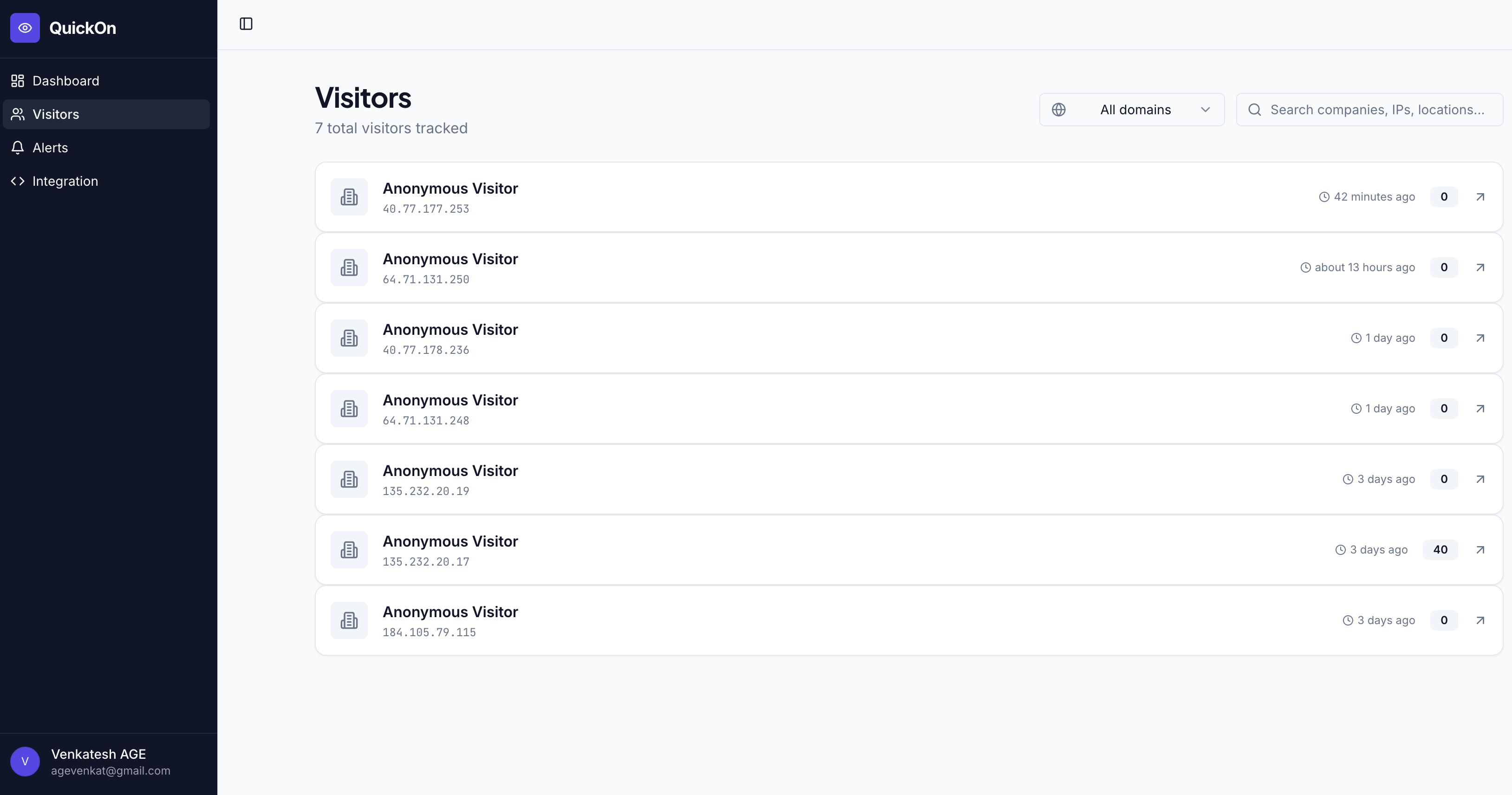 QuickOn - Screenshot 2 showing product features and functionality