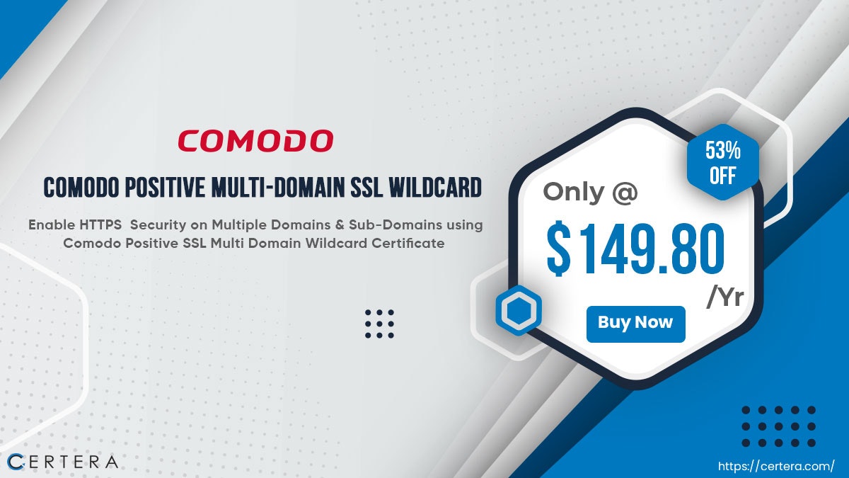 Comodo positieve multi-domein WC SSL media 1