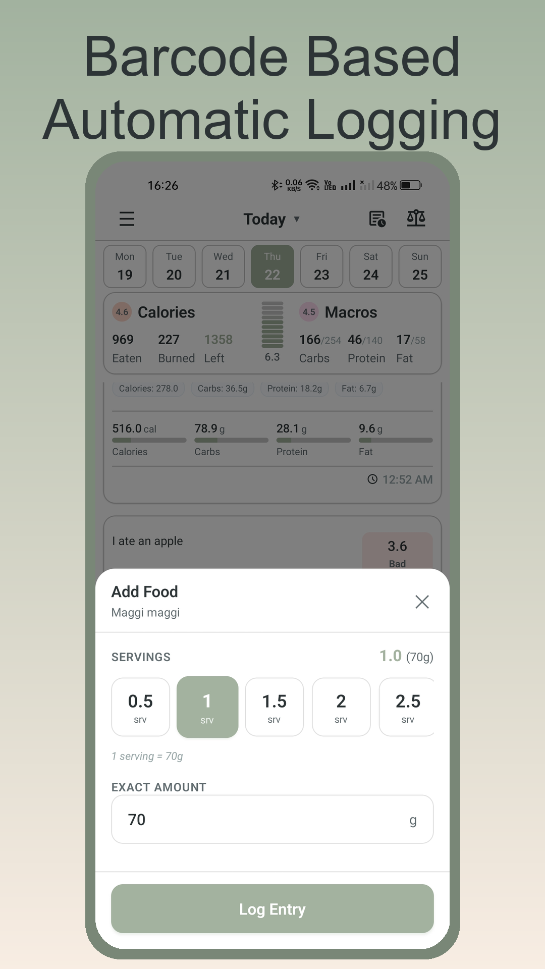 Caloriva - Screenshot 4 showing product features and functionality